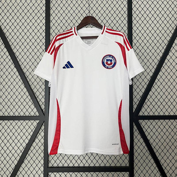 Camisa Chile 24/25 Away II - Branco - DA Sports Oficial