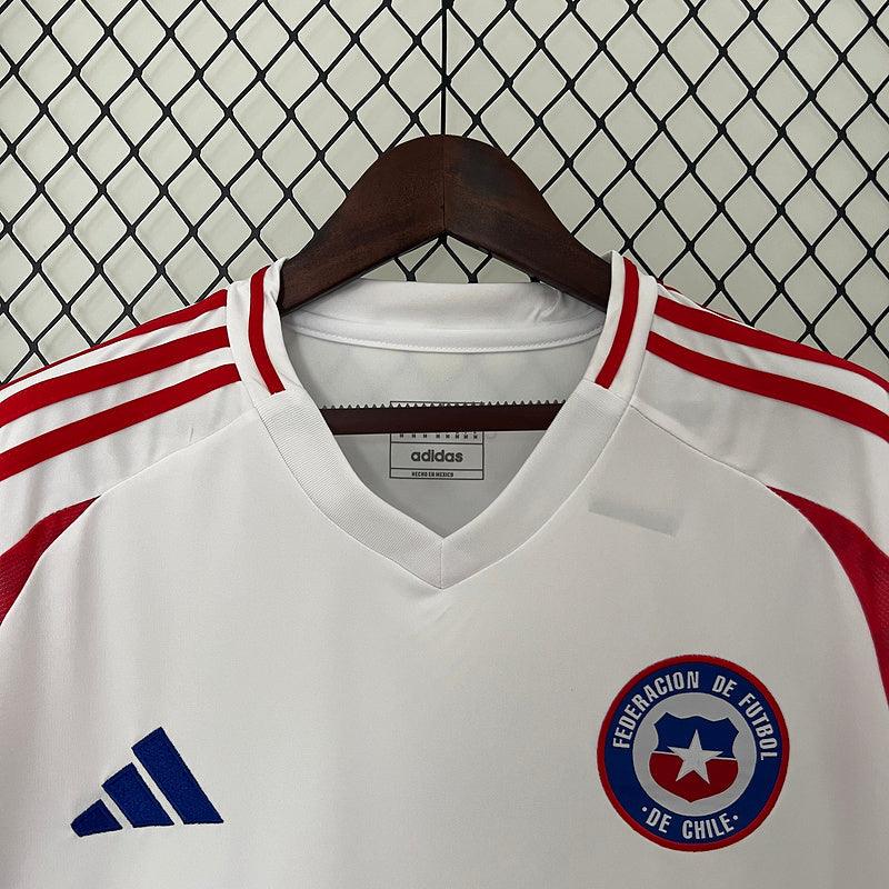 Camisa Chile 24/25 Away II - Branco - DA Sports Oficial