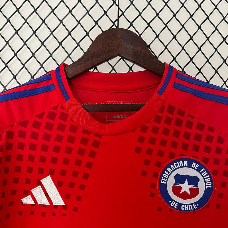 Camisa Chile 24/25 Home I - Vermelho - DA Sports Oficial