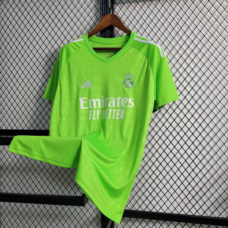 Camisa de Goleiro Real Madrid 23/24 Verde Limão - DA Sports Oficial