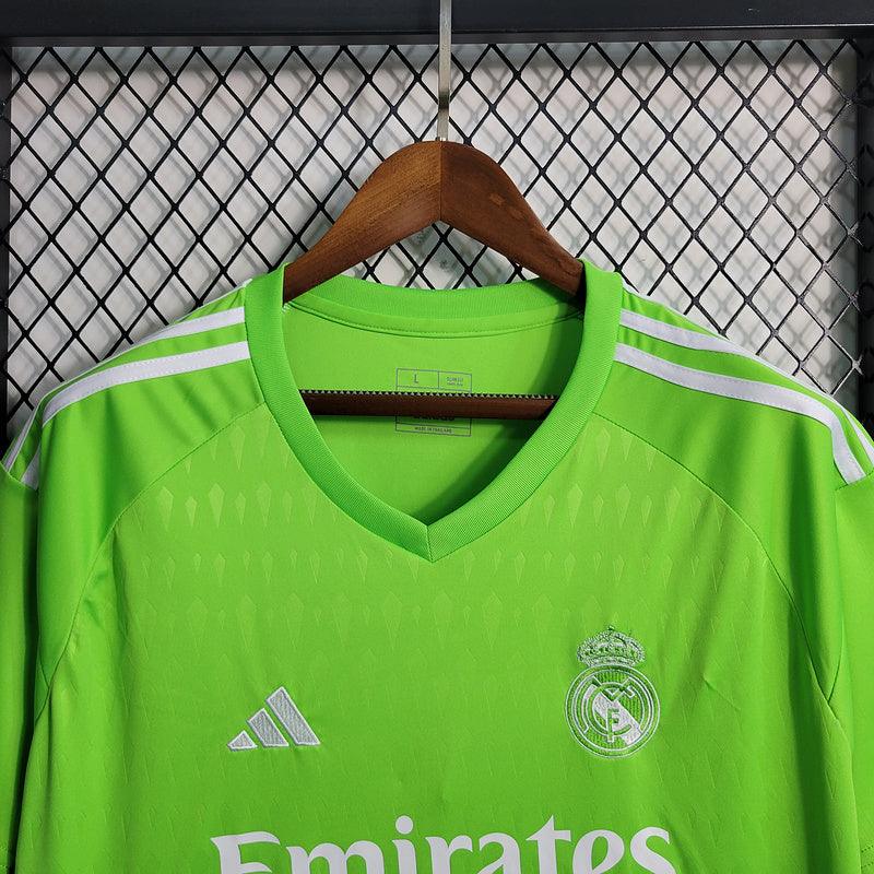 Camisa de Goleiro Real Madrid 23/24 Verde Limão - DA Sports Oficial