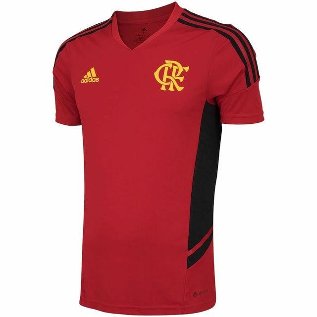 Camisa de Treino Flamengo 22/23 Adidas - Vermelho - DA Sports Oficial