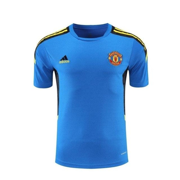 Camisa de Treino Manchester United 21/22 Adidas - Azul - DA Sports Oficial