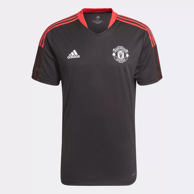 Camisa de Treino Manchester United 21/22 Adidas - Cinza - DA Sports Oficial