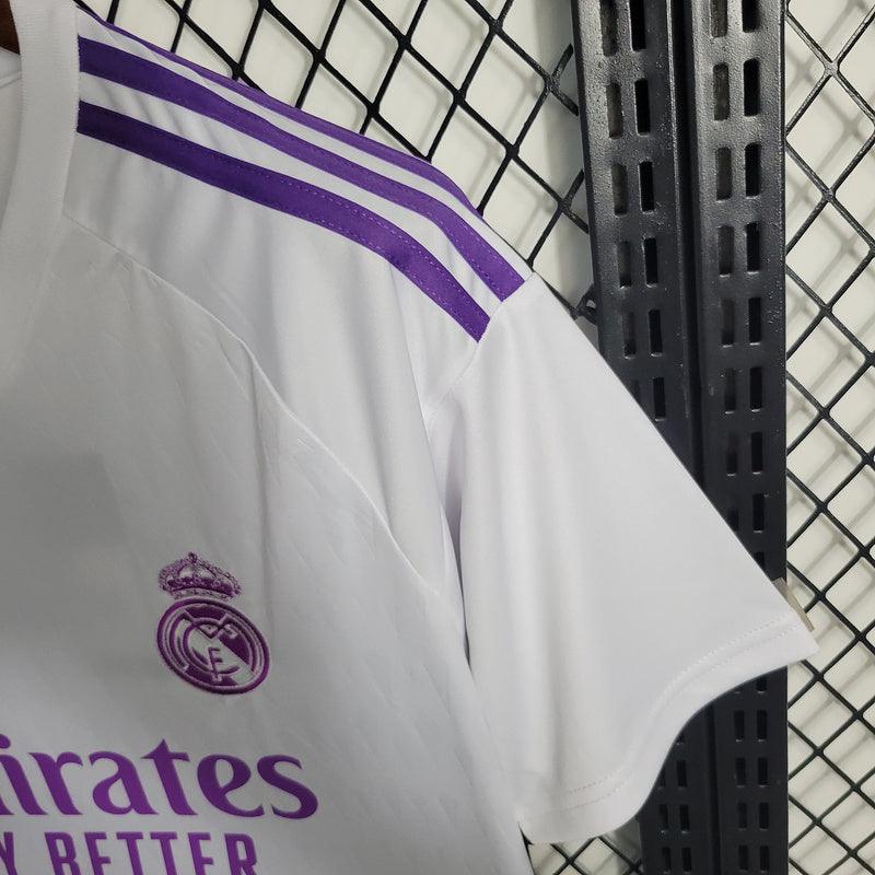 Camisa de Treino Real Madrid 23/24 Branca e Roxa - DA Sports Oficial