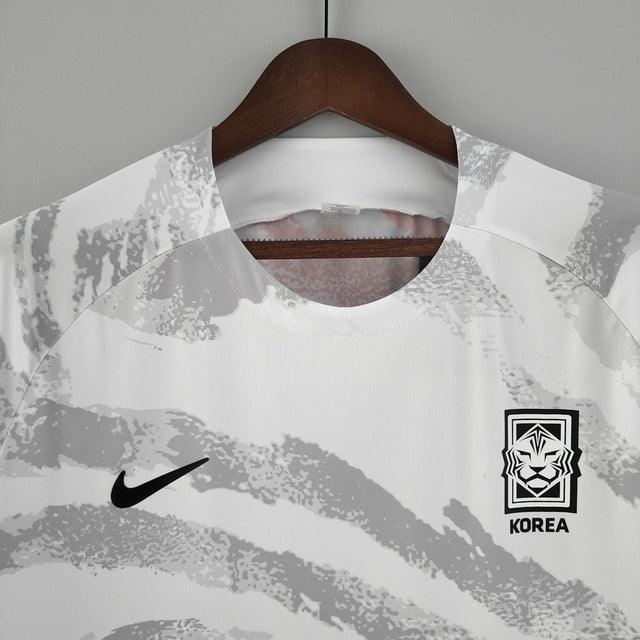 Camisa de Treino Seleção Coréia do Sul 2022 Nike - Branco e Cinza - DA Sports Oficial