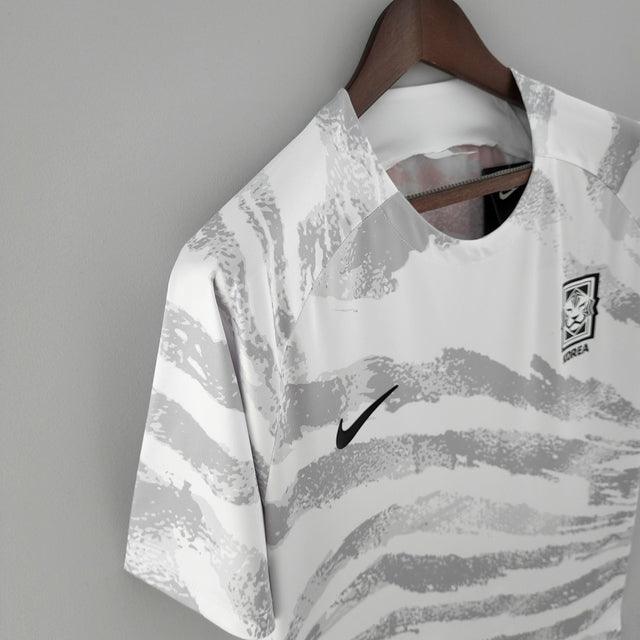 Camisa de Treino Seleção Coréia do Sul 2022 Nike - Branco e Cinza - DA Sports Oficial