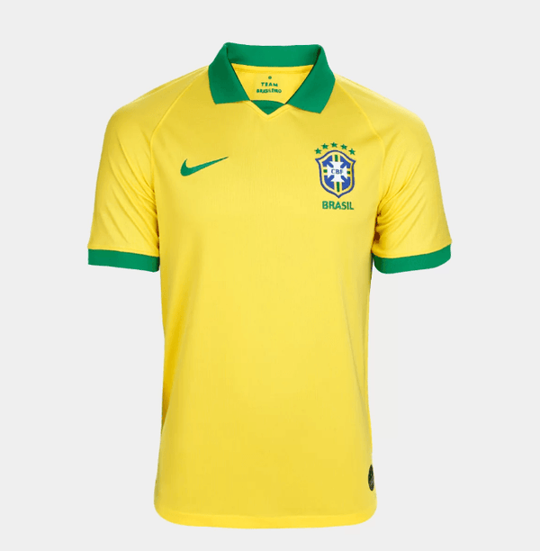 Camisa do Brasil Polo Amarela 1 19/20 - DA Sports Oficial