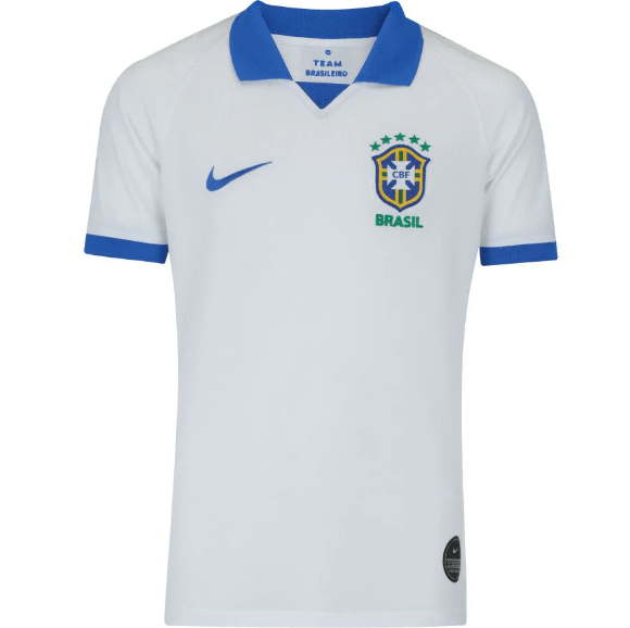 Camisa do Brasil Polo Branca 2 19/20 - DA Sports Oficial