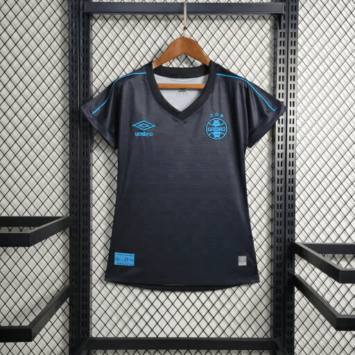 Camisa do Gremio Feminina 2023/24 Preta - DA Sports Oficial