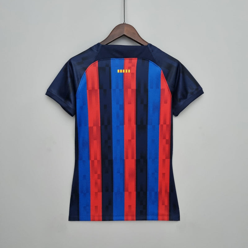 Camisa Feminina Barcelona I 22/23 Nike - Grená - DA Sports Oficial