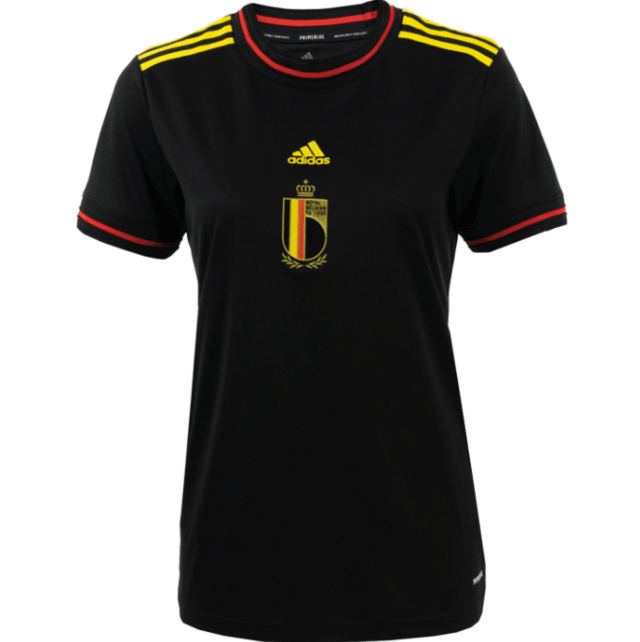 Camisa Feminina Bélgica 22/23 Adidas - Preto - DA Sports Oficial