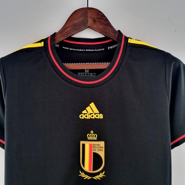 Camisa Feminina Bélgica 22/23 Adidas - Preto - DA Sports Oficial