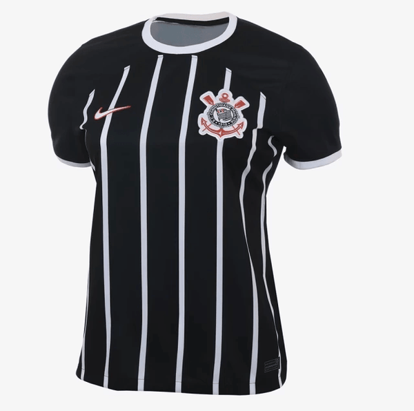 Camisa Feminina Nike Corinthians II 2023/24 - Preto - DA Sports Oficial