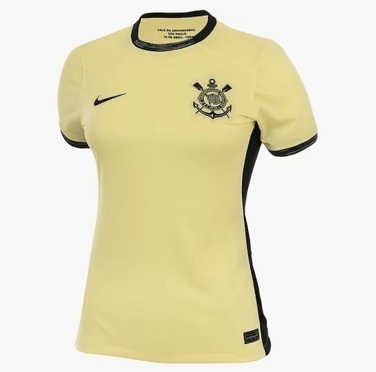 Camisa Feminina Nike Corinthians III 2023/24 - Amarelo - DA Sports Oficial