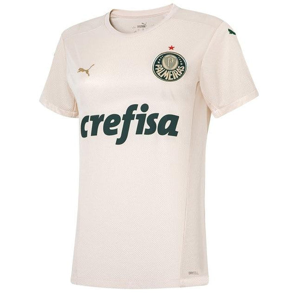 Camisa Feminina Palmeiras 21/22 Puma - Bege - DA Sports Oficial