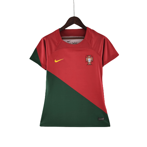 Camisa Feminina Portugal 22/23 Nike - Vinho e Verde - DA Sports Oficial