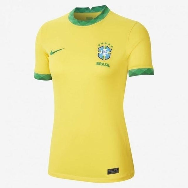 Camisa Feminina Seleção Brasil I 21/22 Nike - Amarela - DA Sports Oficial