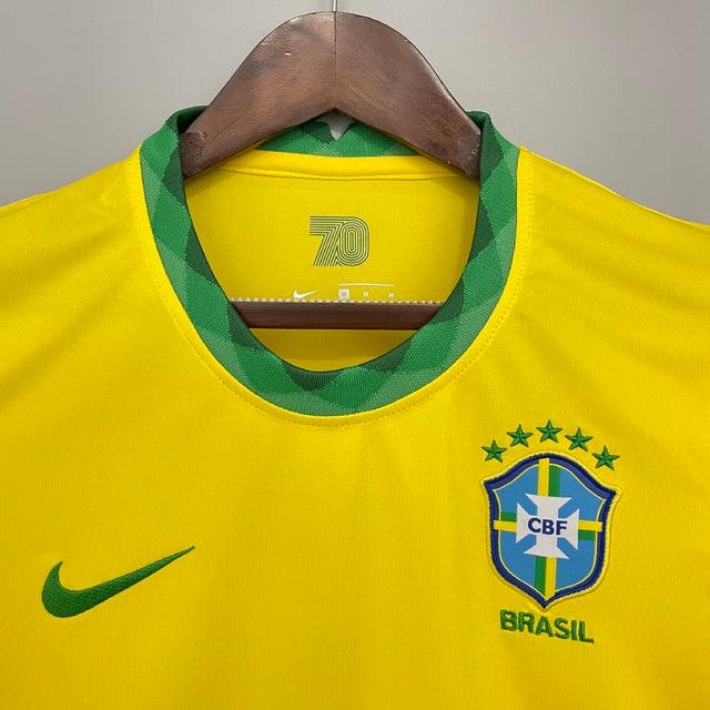 Camisa Feminina Seleção Brasil I 21/22 Nike - Amarela - DA Sports Oficial