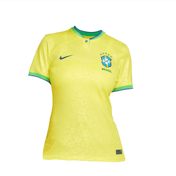 Camisa Feminina Seleção Brasil I 22/23 Nike - Amarelo - DA Sports Oficial