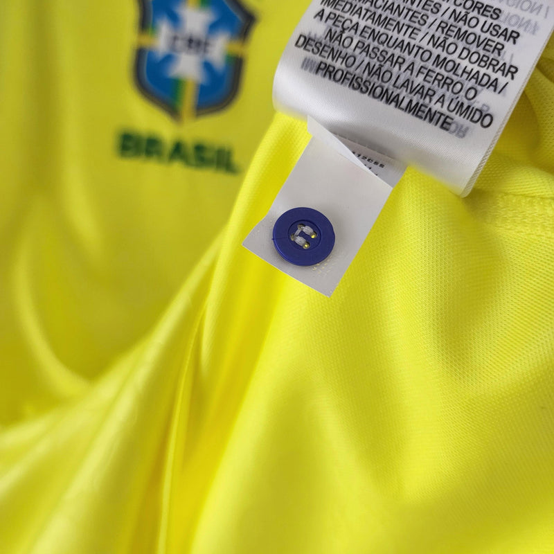 Camisa Feminina Seleção Brasil I 22/23 Nike - Amarelo - DA Sports Oficial