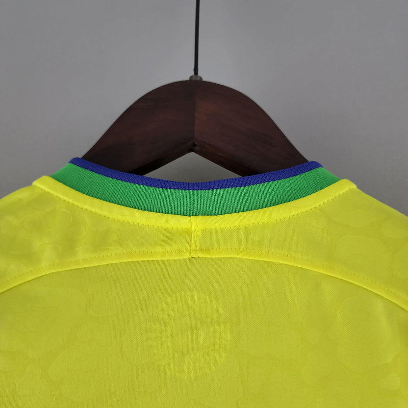 Camisa Feminina Seleção Brasil I 22/23 Nike - Amarelo - DA Sports Oficial