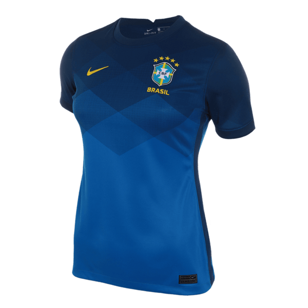 Camisa Feminina Seleção Brasil II 21/22 Nike - Azul - DA Sports Oficial