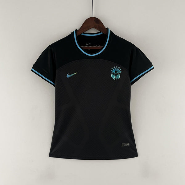 Camisa Feminina Seleção Brasil Nike 2022 - Preto - Conceito Preto - DA Sports Oficial