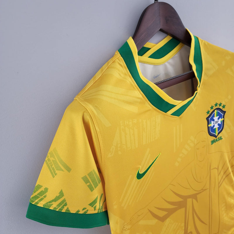 Camisa Feminina Seleção Brasil Nike - Amarela - Conceito Amarela Rio - DA Sports Oficial