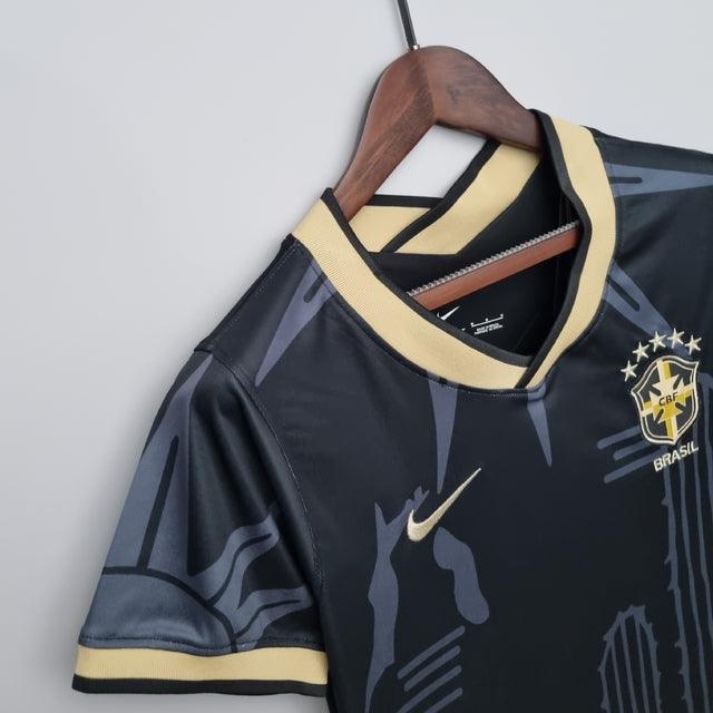 Camisa Feminina Seleção Brasil Nike - Preto - Conceito Nordeste - DA Sports Oficial