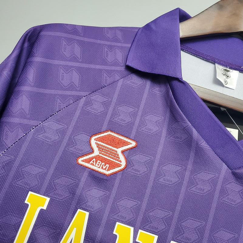 Camisa Fiorentina Retrô 1989/1990 Roxa - ABM - DA Sports Oficial