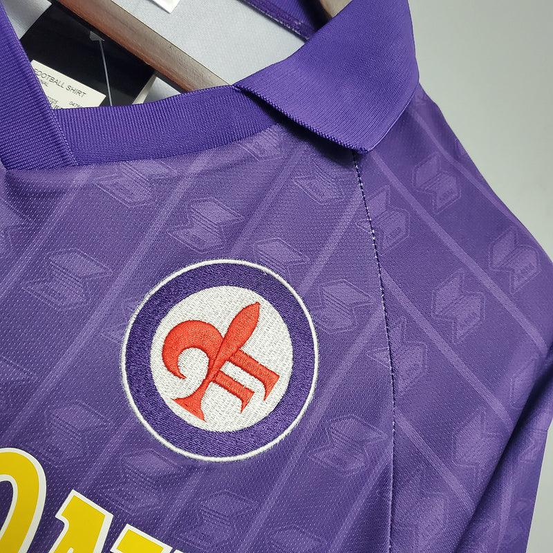 Camisa Fiorentina Retrô 1989/1990 Roxa - ABM - DA Sports Oficial