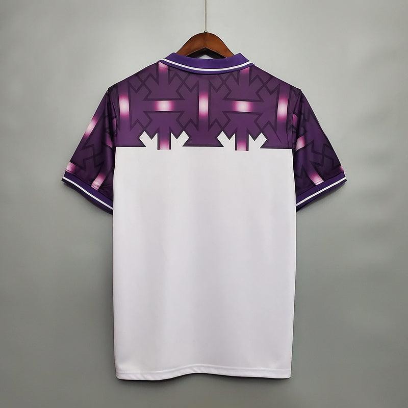 Camisa Fiorentina Retrô 1992/1993 Branca e Roxa - Lotto - DA Sports Oficial