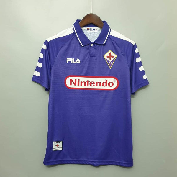 Camisa Fiorentina Retrô 1998 Roxa - Fila - DA Sports Oficial