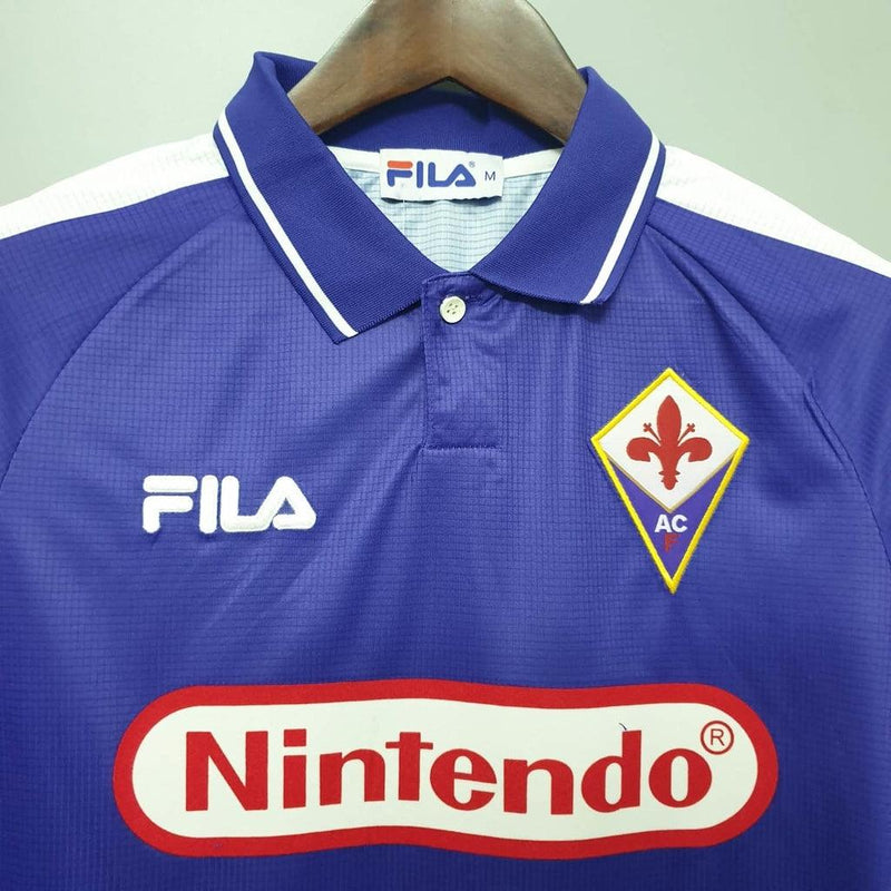 Camisa Fiorentina Retrô 1998 Roxa - Fila - DA Sports Oficial