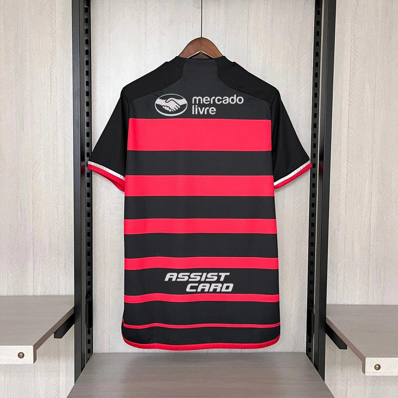 Camisa Flamengo Home 24/25 Torcedor Masculina - Todos os Patrocínios - DA Sports Oficial