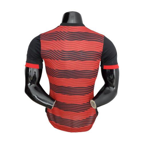 Camisa Flamengo I 22/23 - Vermelha e Preta - Adidas - Masculino Jogador - DA Sports Oficial