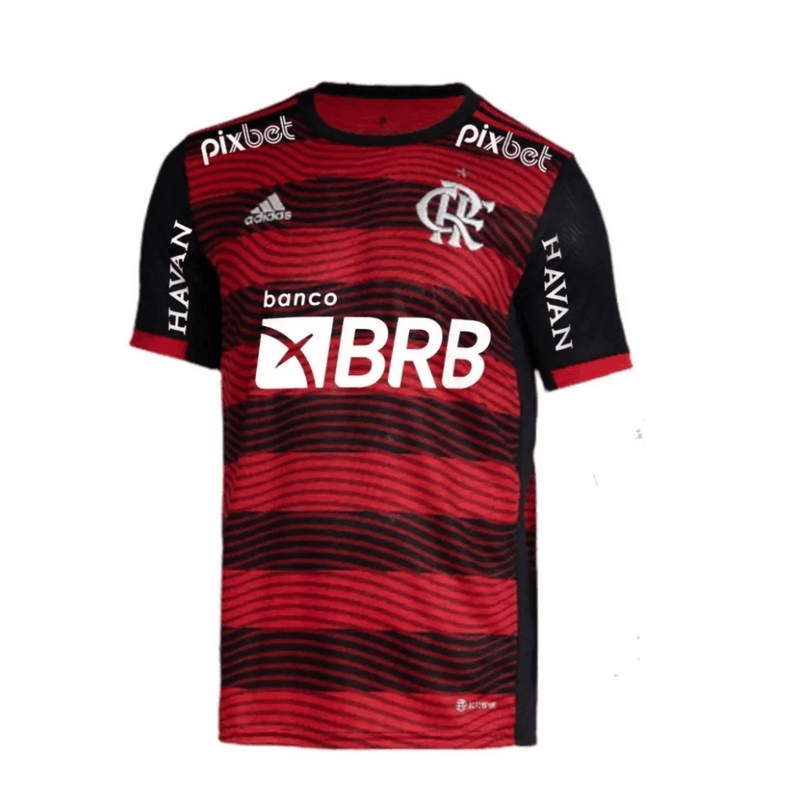 Camisa Flamengo I [Com Patrocínio] 22/23 Adidas - Rubro Negro - DA Sports Oficial