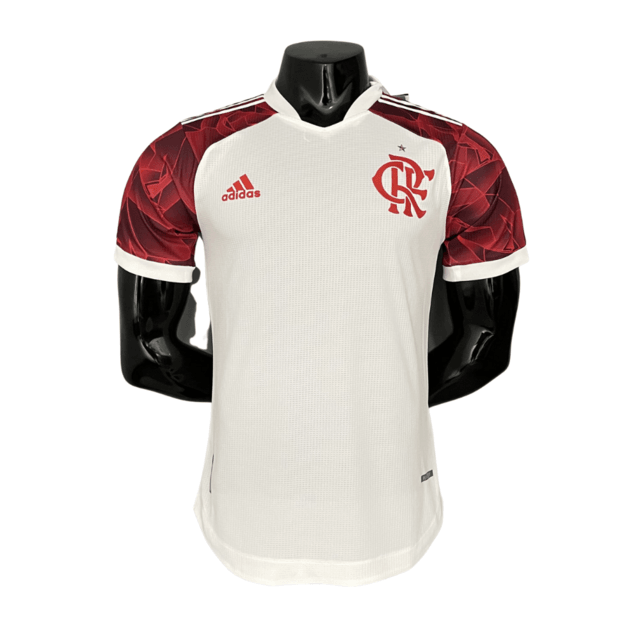 Camisa Flamengo II 21/22 - Branca e Vermelha - Adidas - Masculino Jogador - DA Sports Oficial