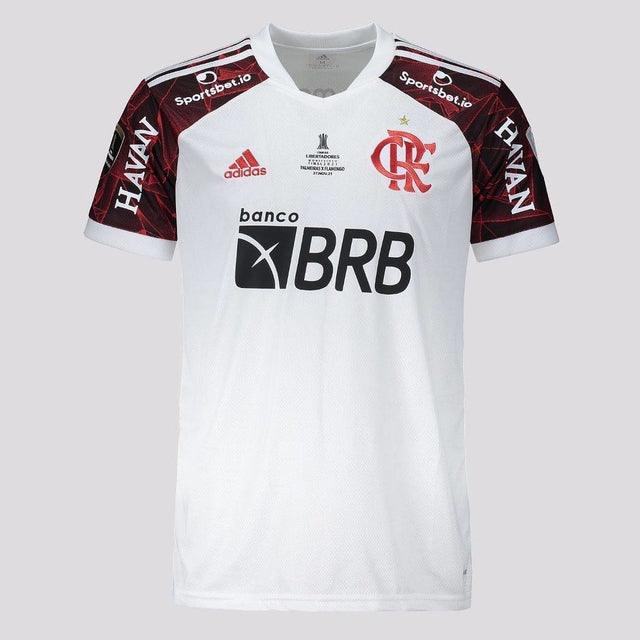 Camisa Flamengo II [Com Patrocínio] 21/22 Adidas - Branco - DA Sports Oficial