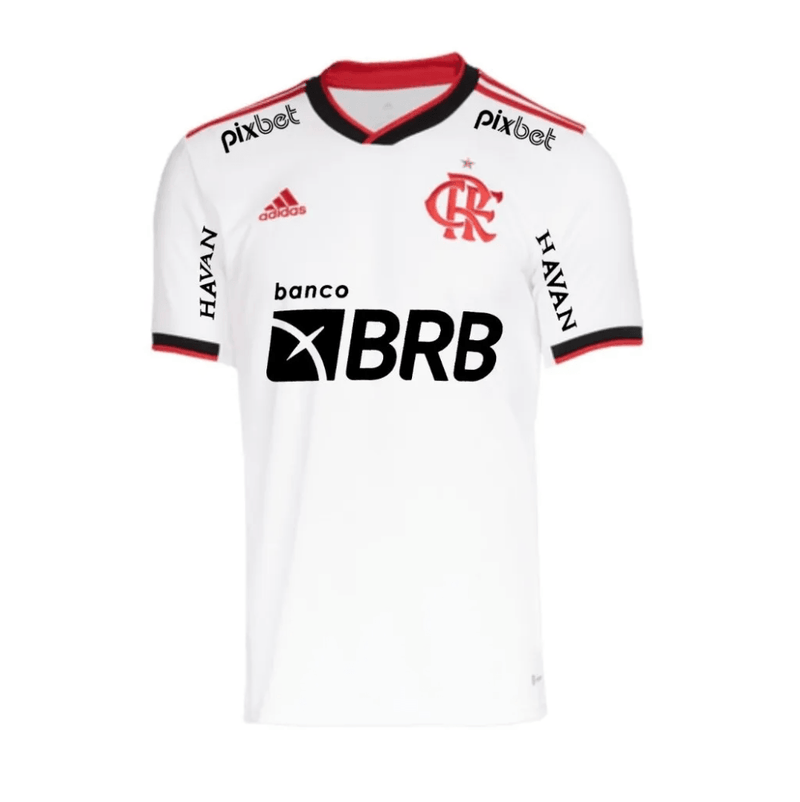 Camisa Flamengo II [Com Patrocínio] 22/23 Adidas - Branco - DA Sports Oficial