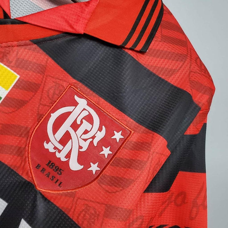 Camisa Flamengo Retrô 1995 Vermelha e Preta - Umbro - DA Sports Oficial