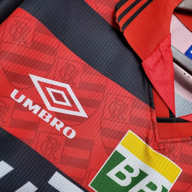 Camisa Flamengo Retrô 1995 Vermelha e Preta - Umbro - DA Sports Oficial