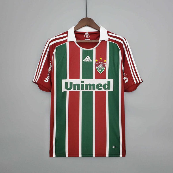 Camisa Fluminense Retrô 2008/2009 Vermelha e Verde - Adidas - DA Sports Oficial