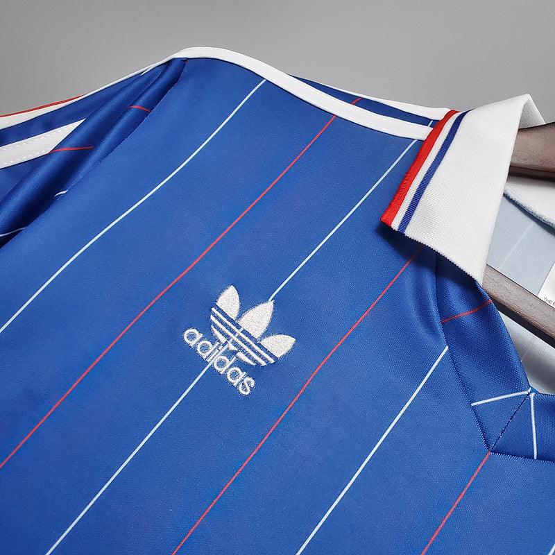 Camisa França Retrô 1982 Azul - Adidas - DA Sports Oficial