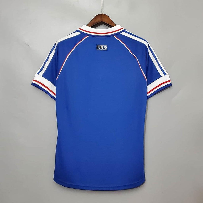 Camisa França Retrô 1998 Azul - Adidas - DA Sports Oficial