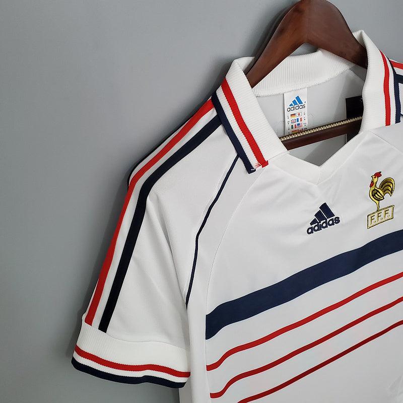 Camisa França Retrô 1998 Branca - Adidas - DA Sports Oficial