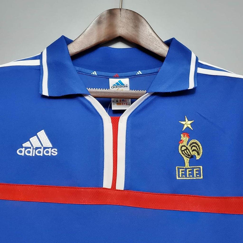 Camisa França Retrô 2000 Azul - Adidas - DA Sports Oficial