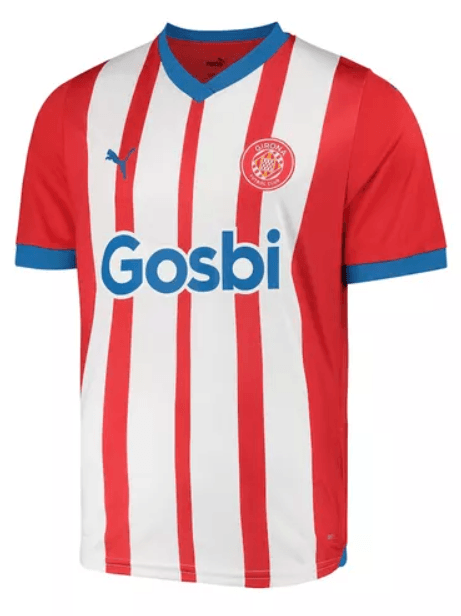 Camisa Girona I 24/25 Puma - Vermlha e Branco - DA Sports Oficial