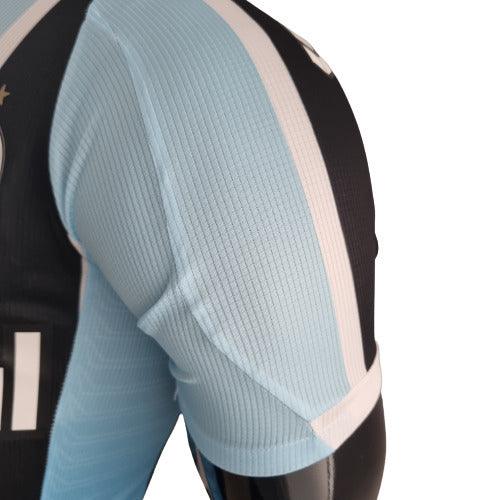 Camisa Grêmio I 22/23 - Preta, Branca e Azul - Umbro - Masculino Jogador - DA Sports Oficial